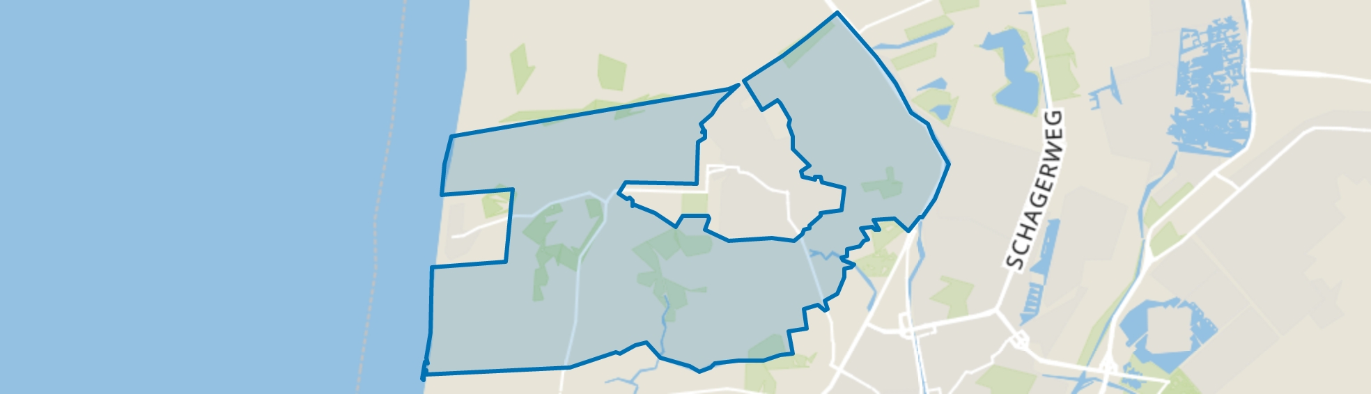 Buitengebied Bergen, Bergen (NH) map