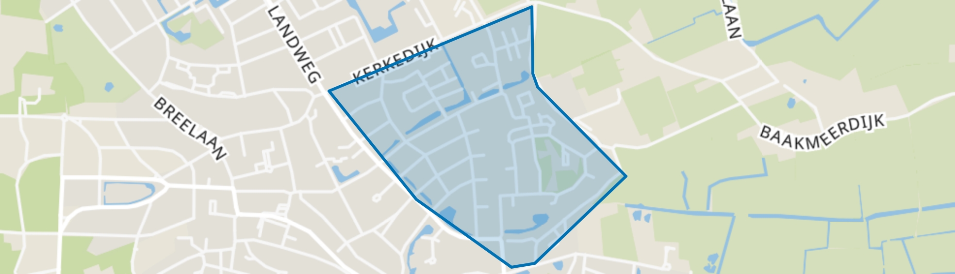 De Rekere, Bergen (NH) map