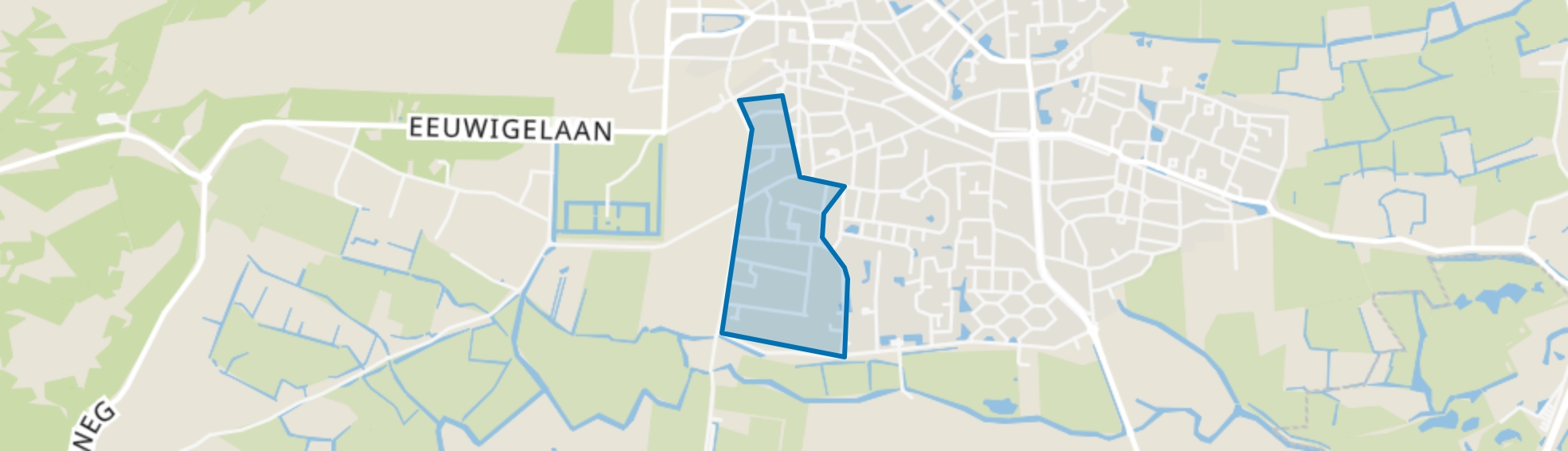 Geest, Bergen (NH) map