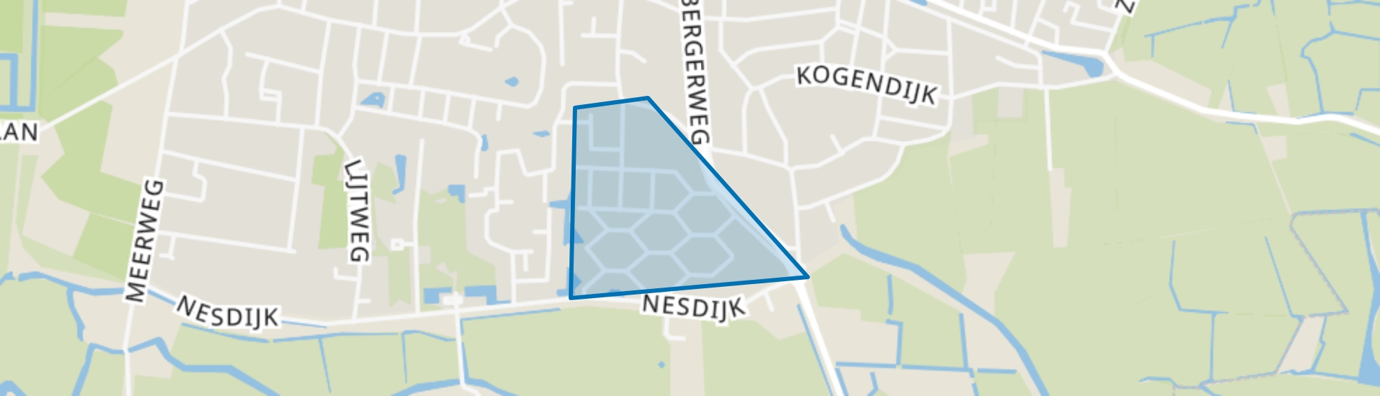 Kruidenbuurt, Bergen (NH) map