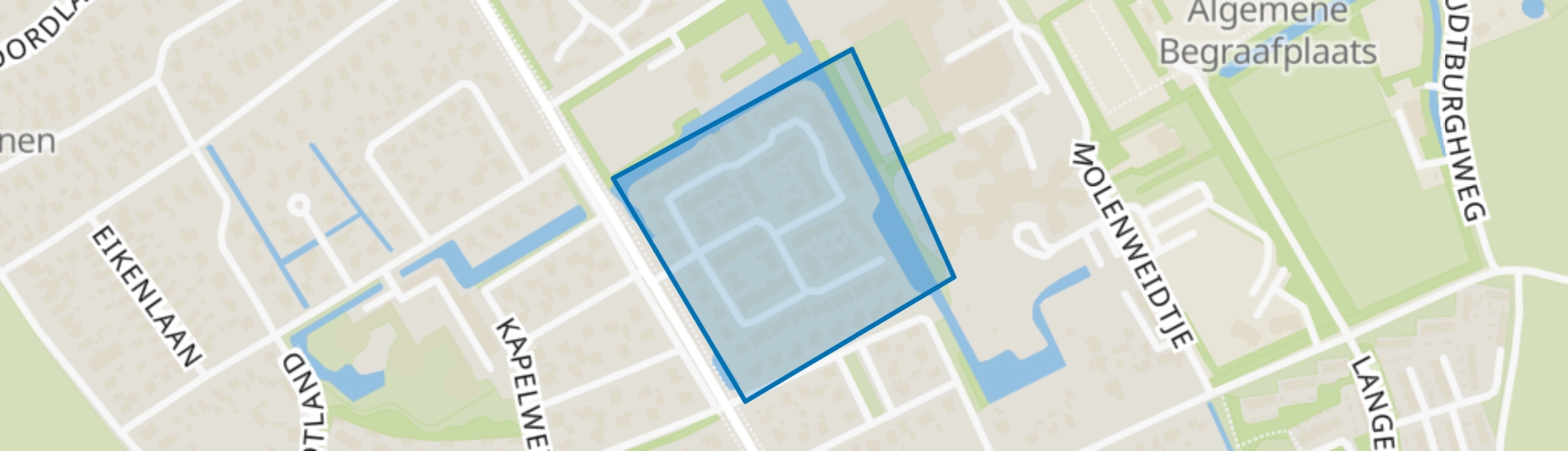 Landweg, Bergen (NH) map