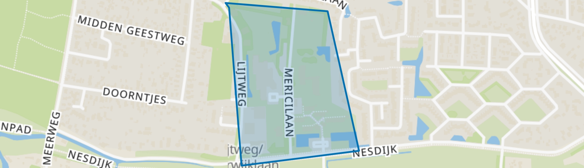 Oldehove, Bergen (NH) map