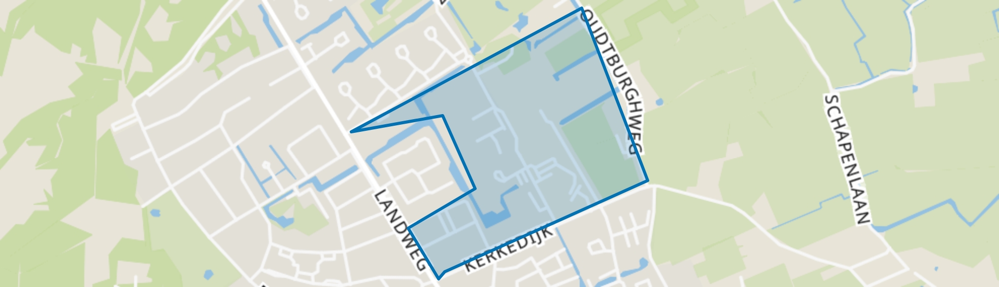 Oudtburgh, Bergen (NH) map