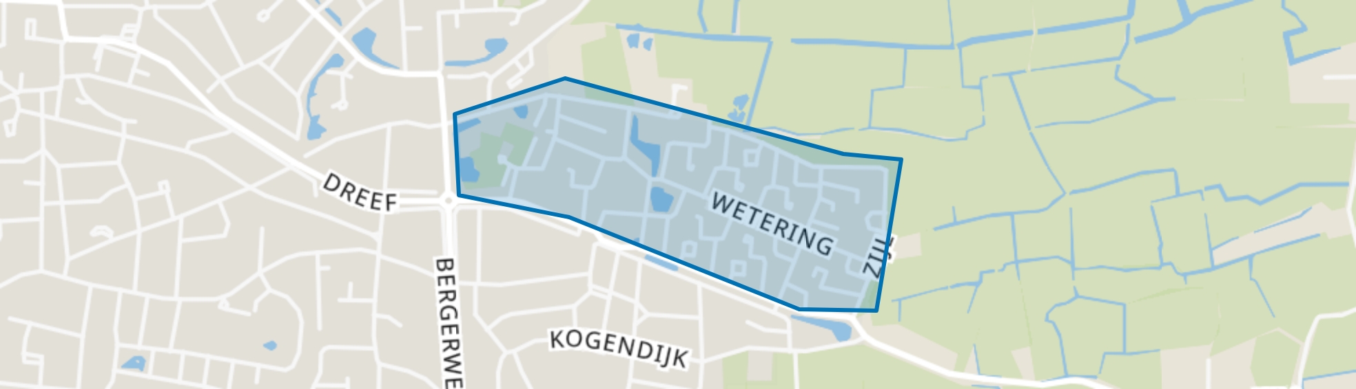 Saenegheest, Bergen (NH) map
