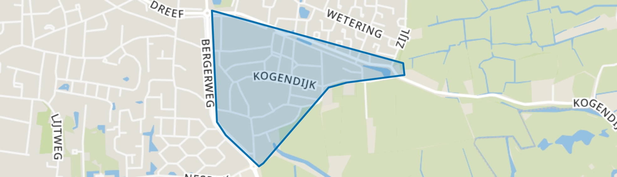 Tuin-en Oostdorp, Bergen (NH) map