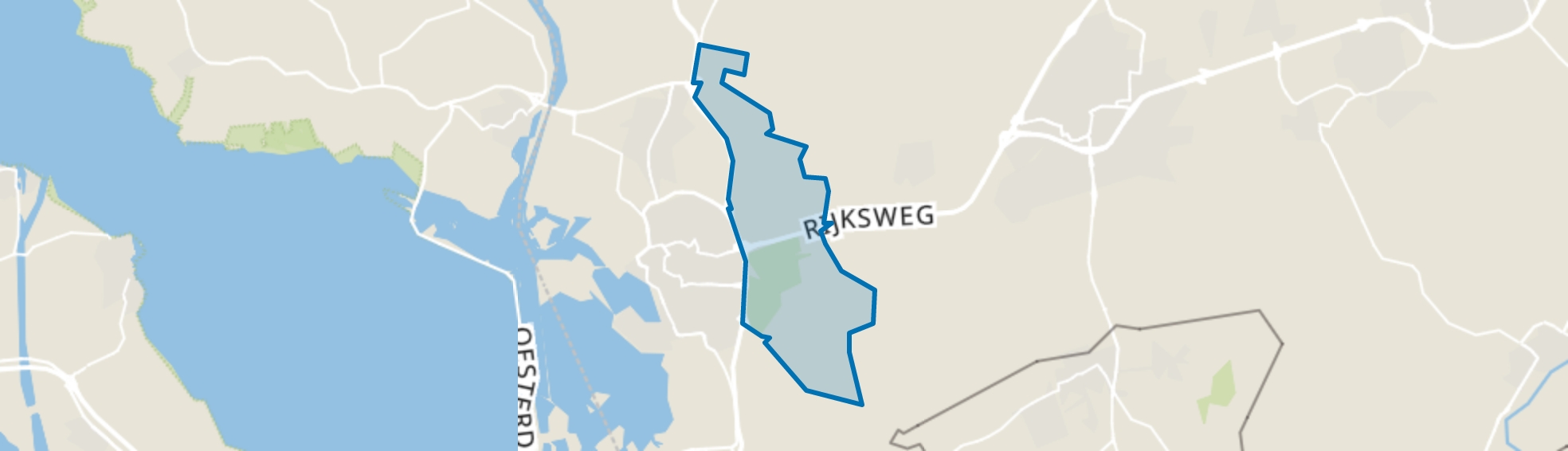 Buitengebied-Oost, Bergen op Zoom map