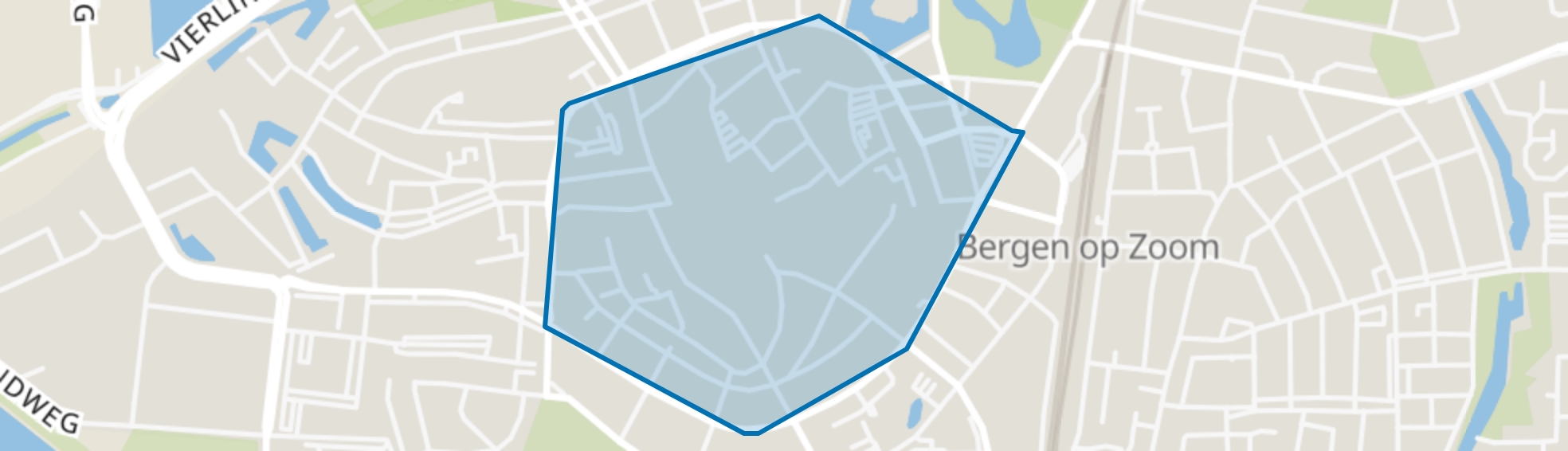 Centrum, Bergen op Zoom map