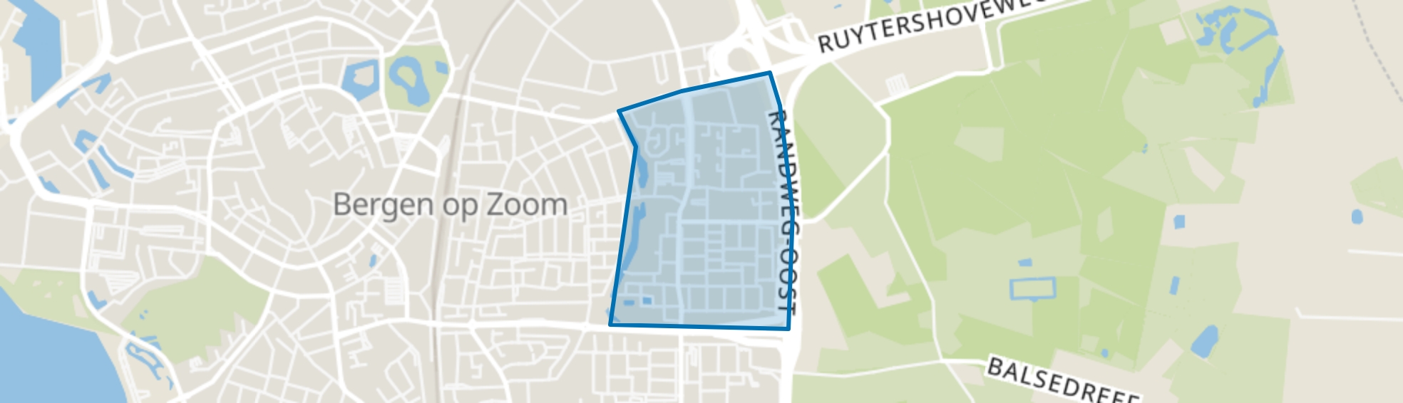 Gageldonk-Oost, Bergen op Zoom map