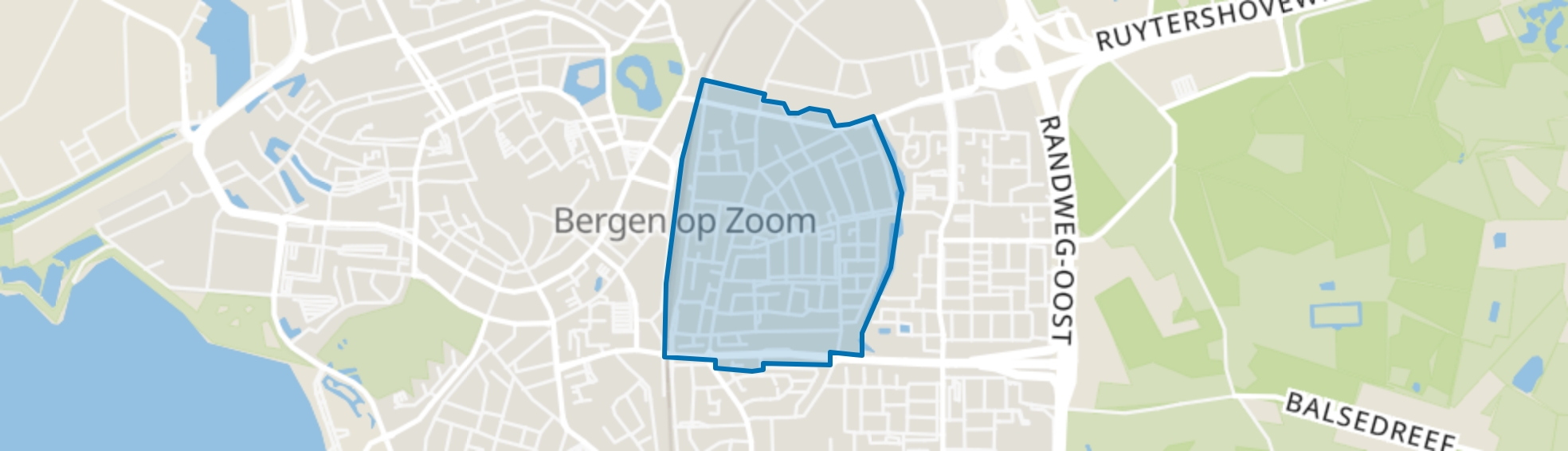 Gageldonk-West, Bergen op Zoom map