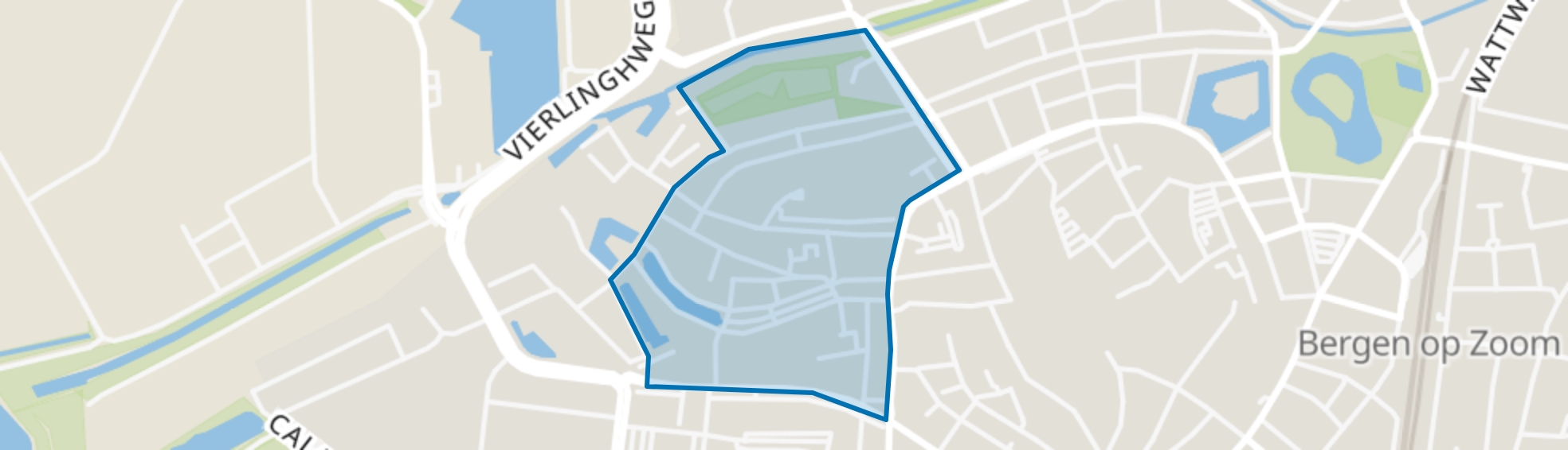 Havenkwartier, Bergen op Zoom map