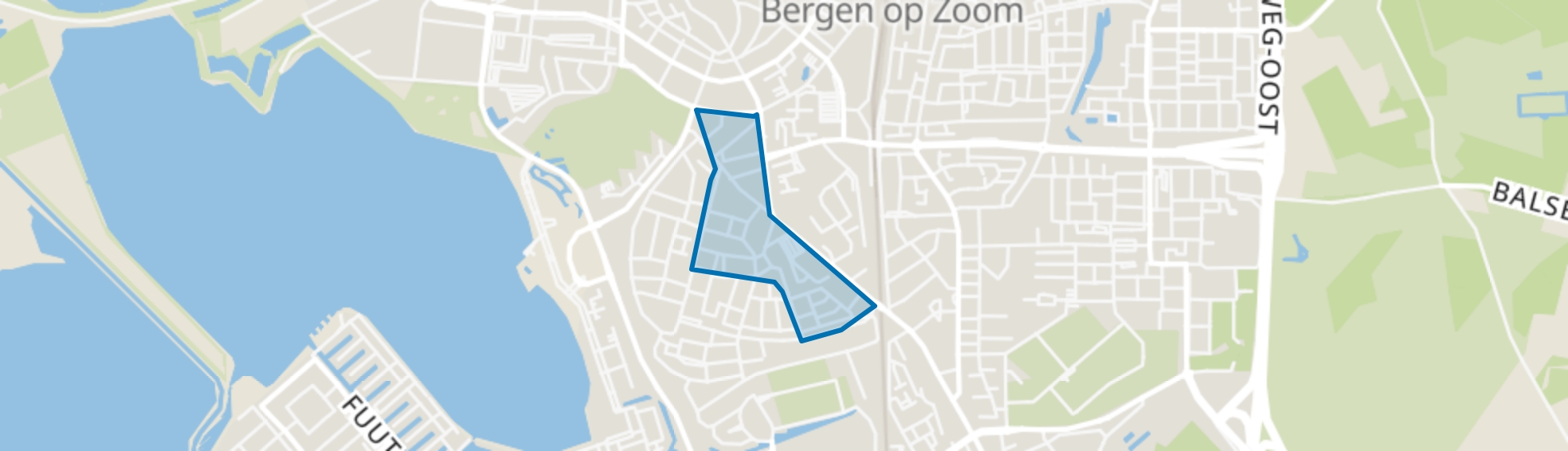 Het Fort, Bergen op Zoom map
