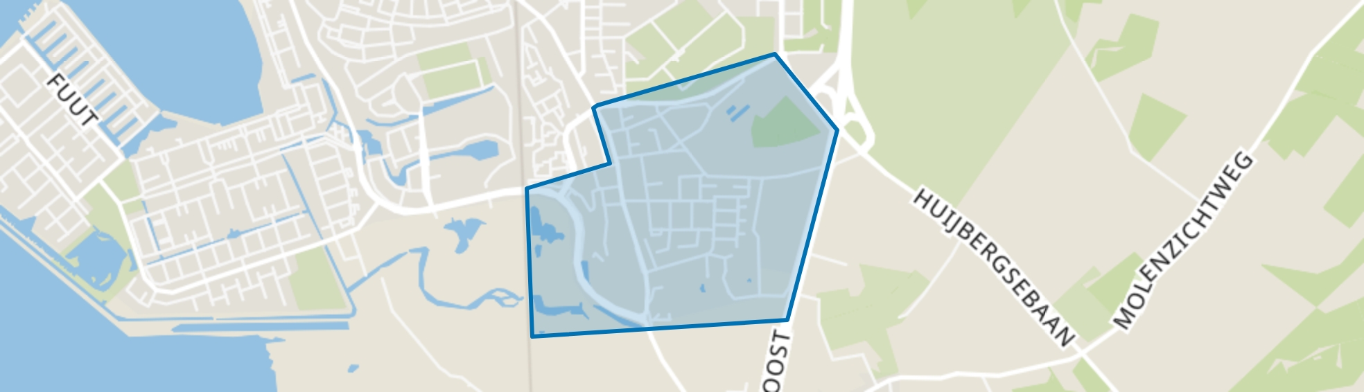 Nieuw Borgvliet, Bergen op Zoom map