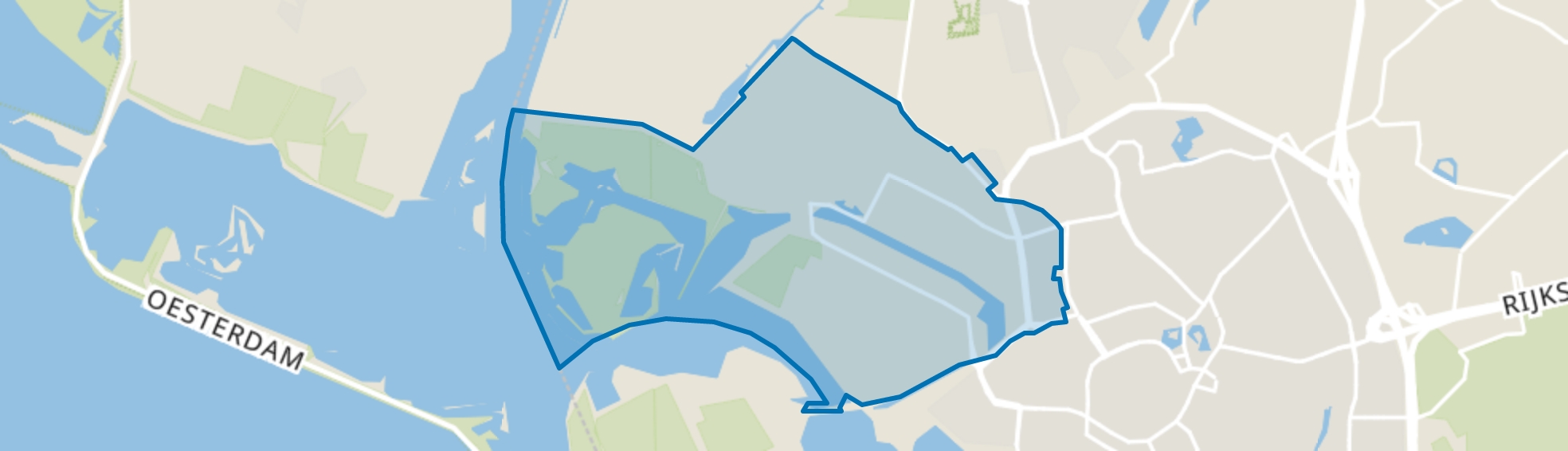 Waterfront-Industriegebied, Bergen op Zoom map