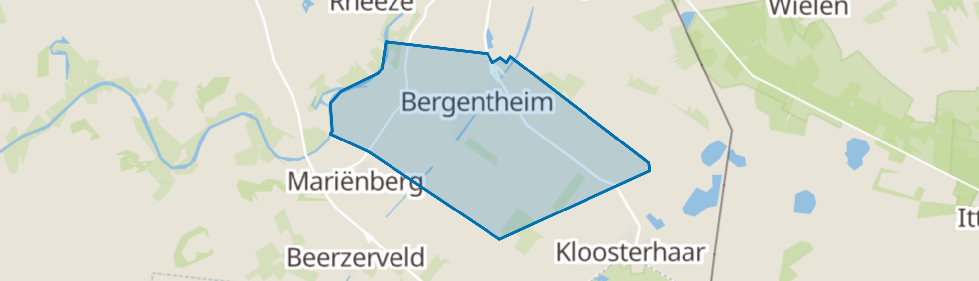 Bergentheim map