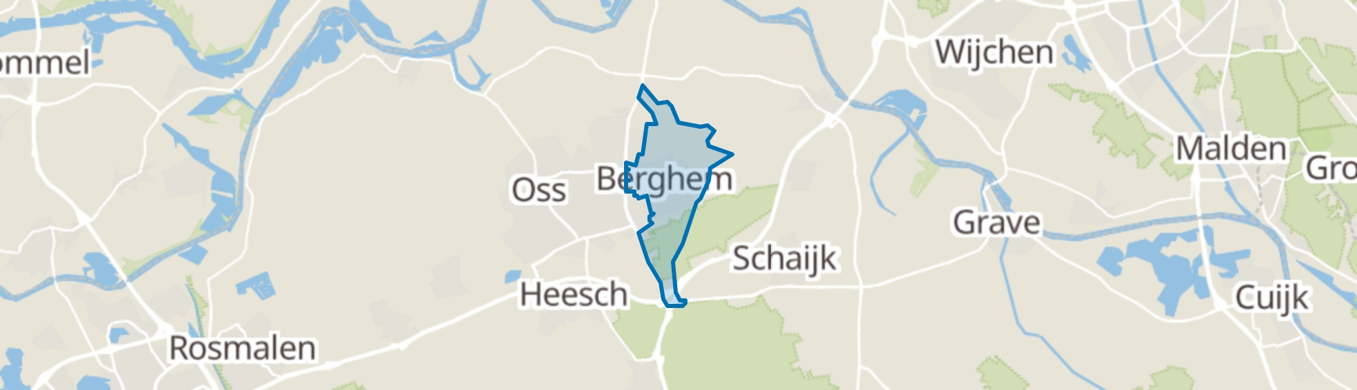 Berghem map