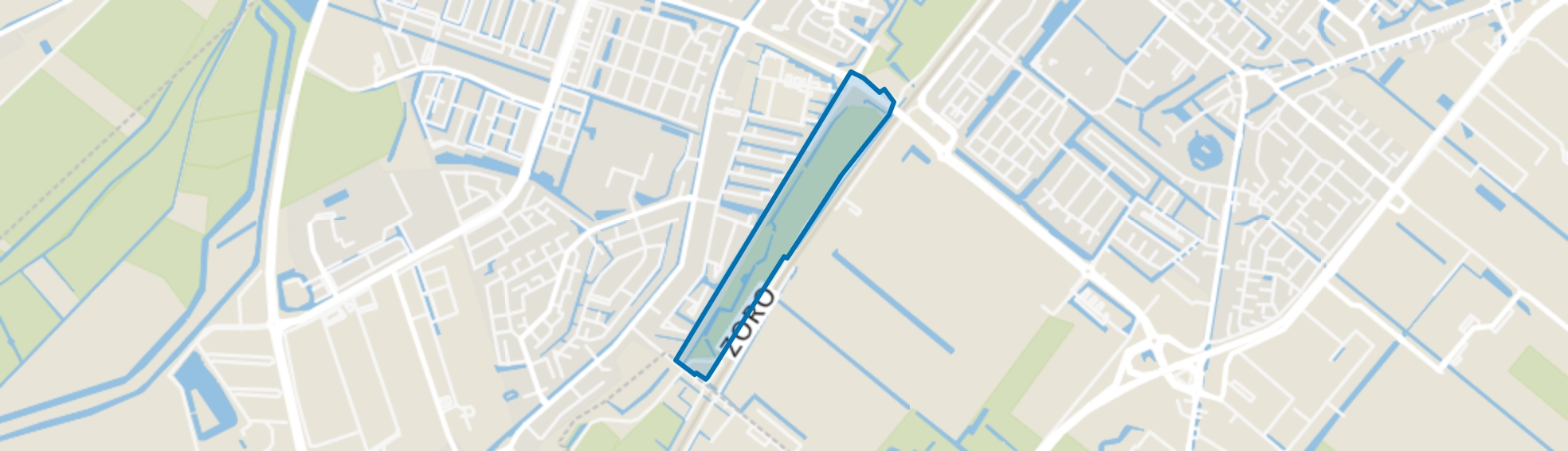 Annie M.G. Schmidtpark Zuid, Bergschenhoek map