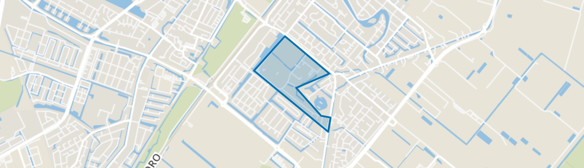 Beemdenbuurt, Bergschenhoek map