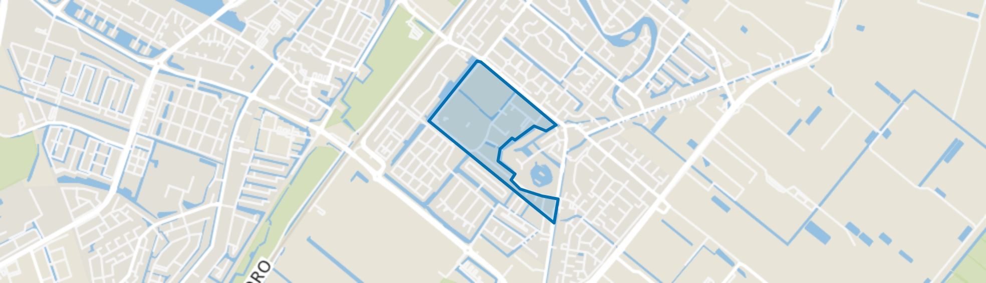 Beemdenbuurt, Bergschenhoek map