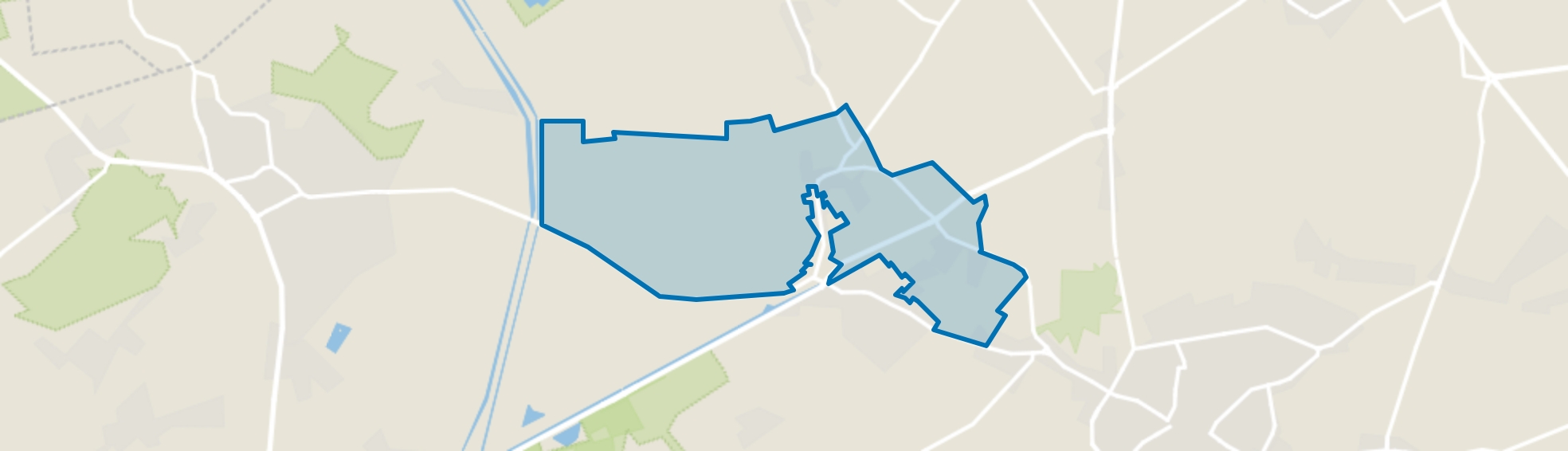 Buitengebied Achterste Beuken-Hoeve, Beringe map