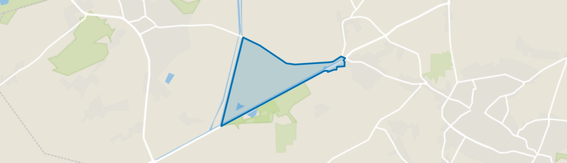 Buitengebied Industrie Beringe, Beringe map