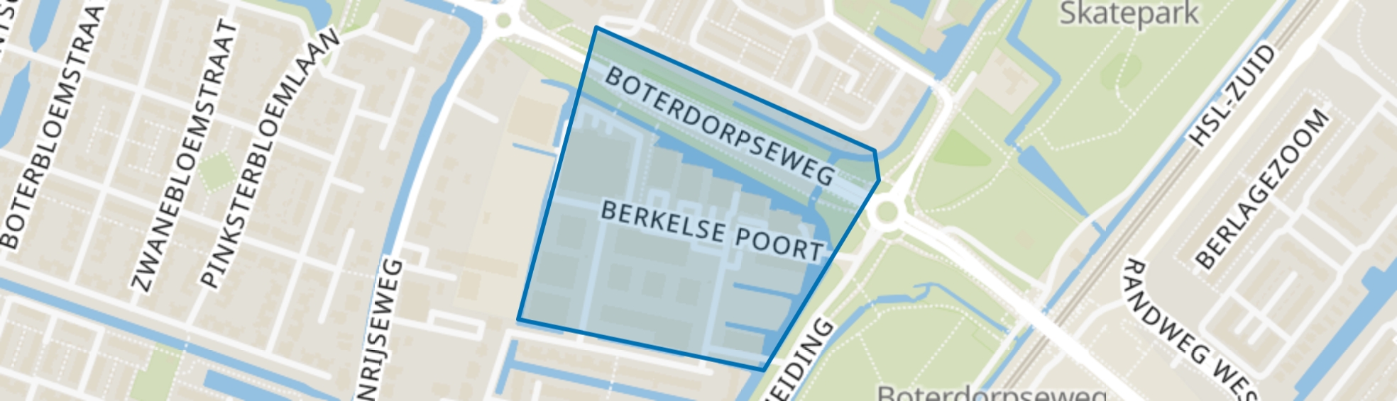 Berkelse Poort, Berkel en Rodenrijs map
