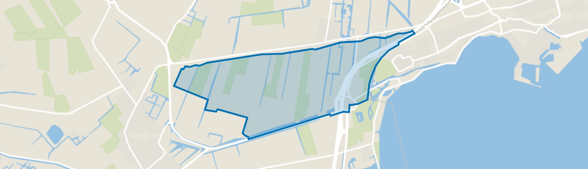 Berkhout Verspreide huizen Zuid, Berkhout map