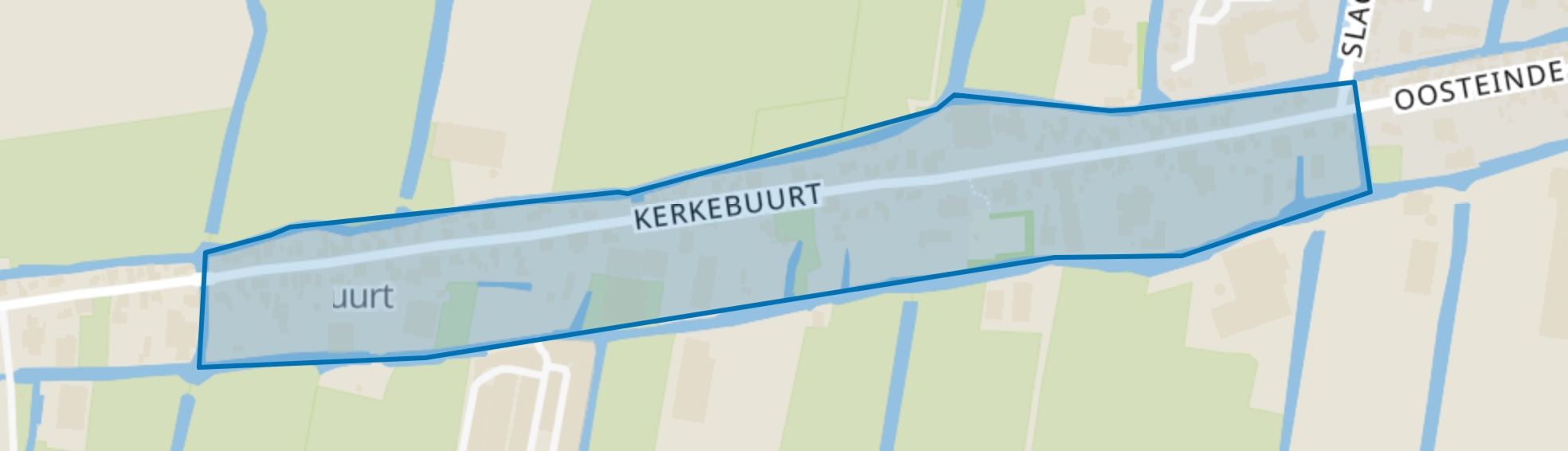 Kerkebuurt, Berkhout map