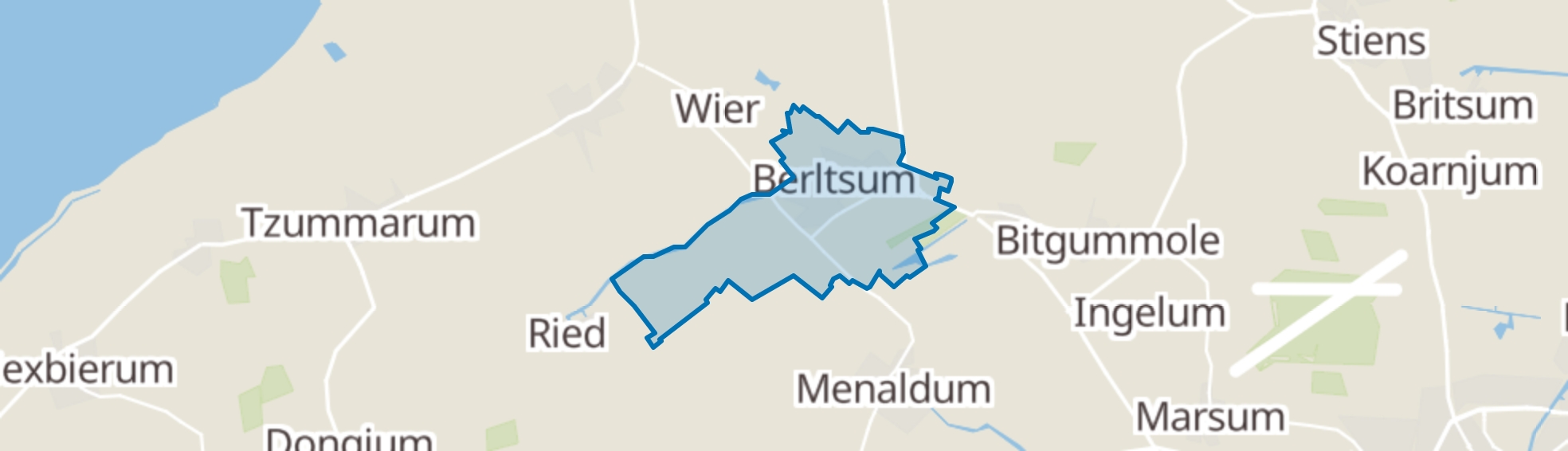 Berltsum map