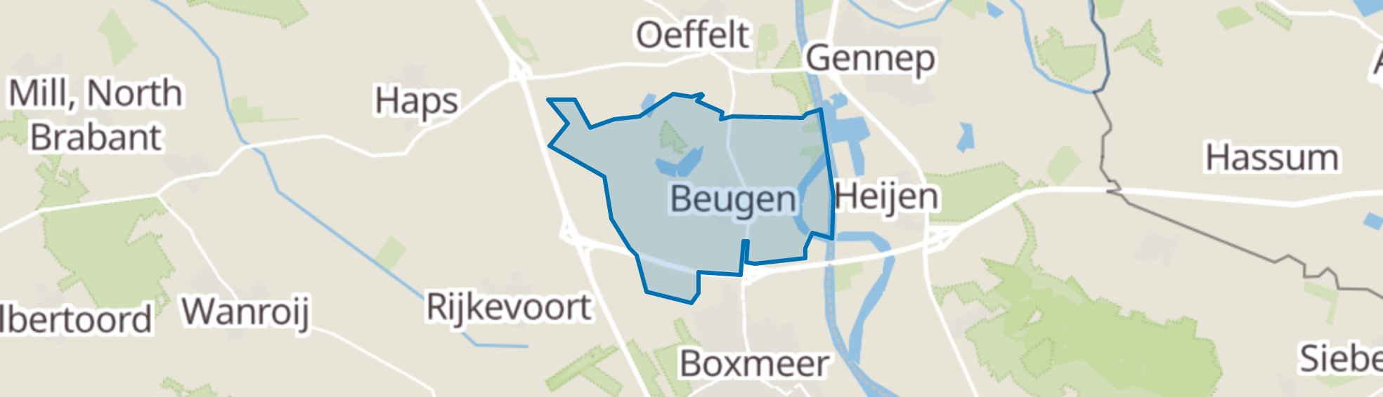 Beugen map