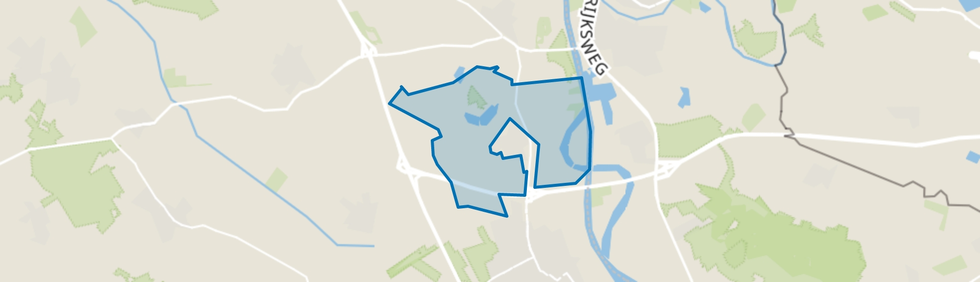 Verspreide huizen Beugen, Beugen map