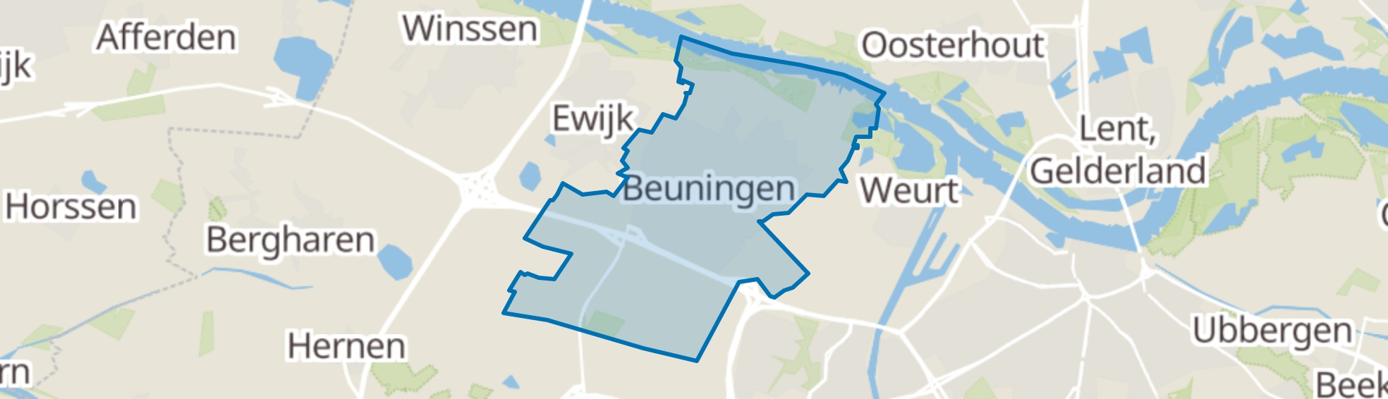 Beuningen (GE) map