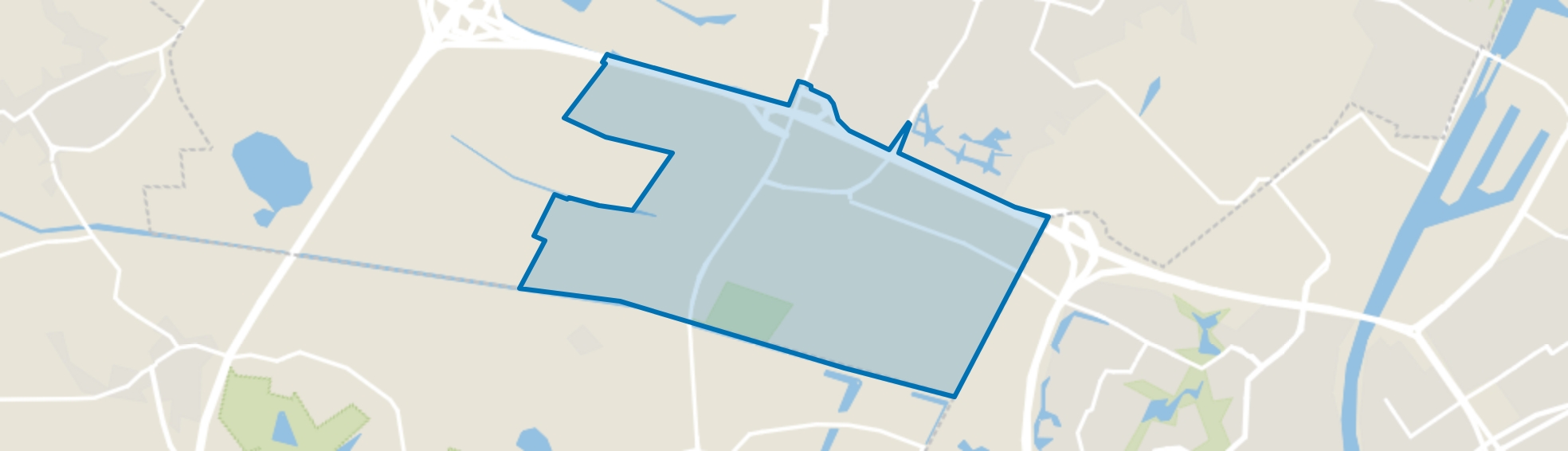 Beuningen-Buitengebied Zuid, Beuningen (GE) map