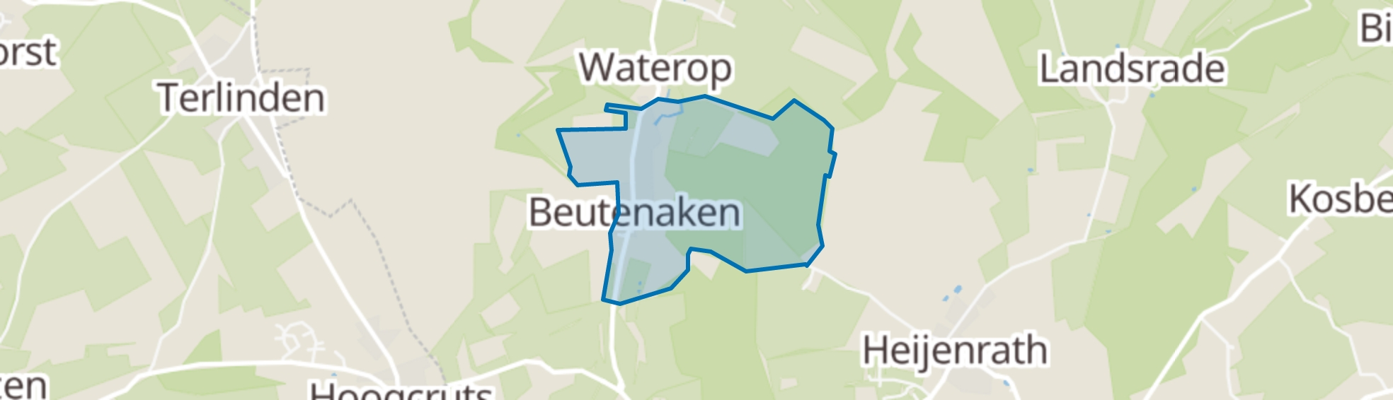 Beutenaken map