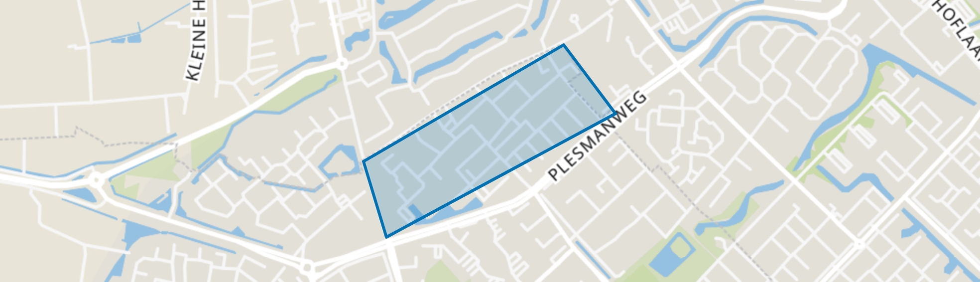 Bleriotlaan, Beverwijk map