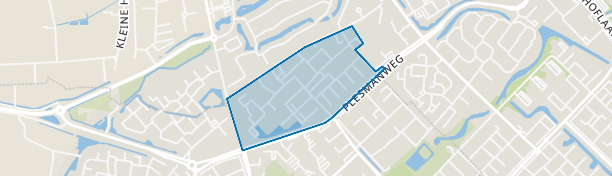 Bleriotlaan, Beverwijk map