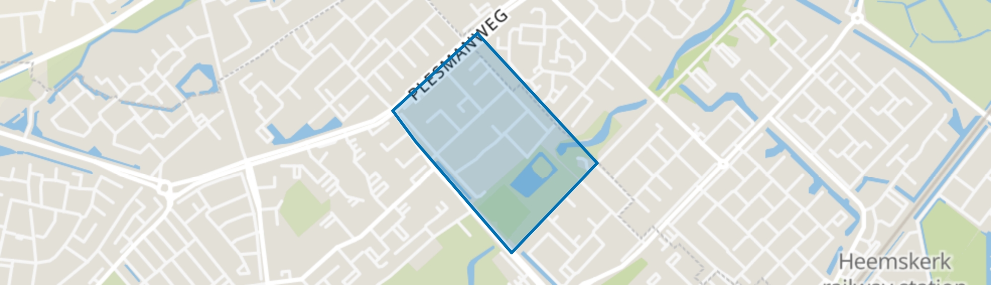 Fokkerlaan, Beverwijk map
