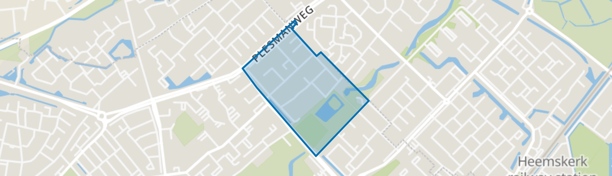 Fokkerlaan, Beverwijk map