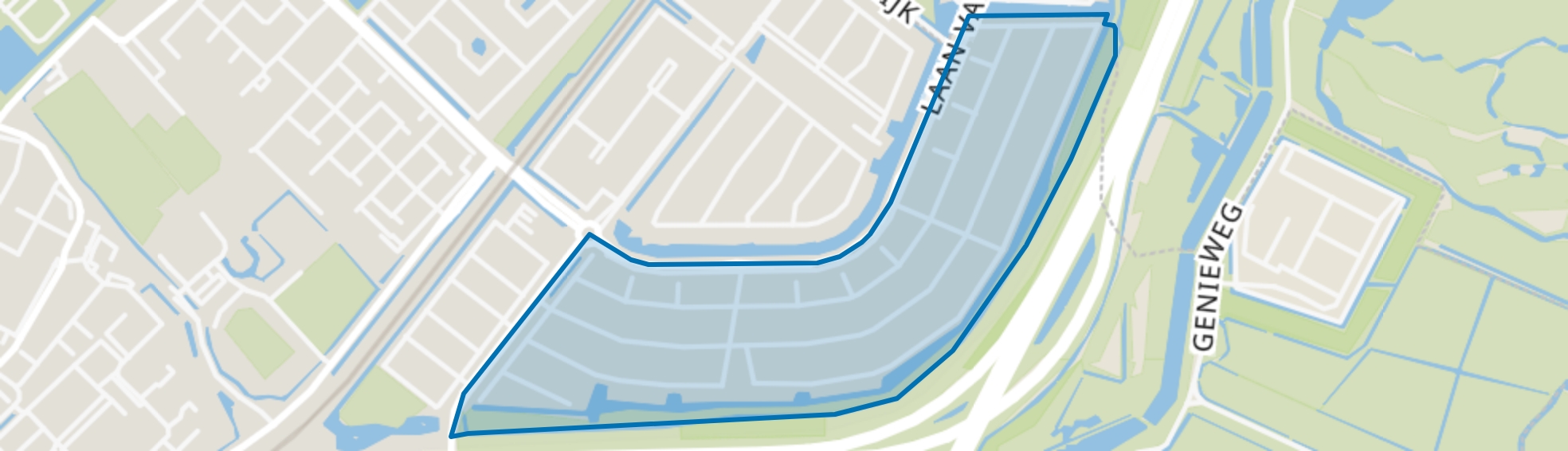 Lanen, Beverwijk map