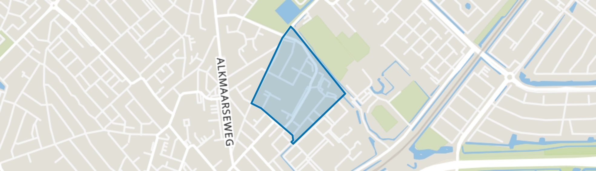 Oranjebuurt, Beverwijk map