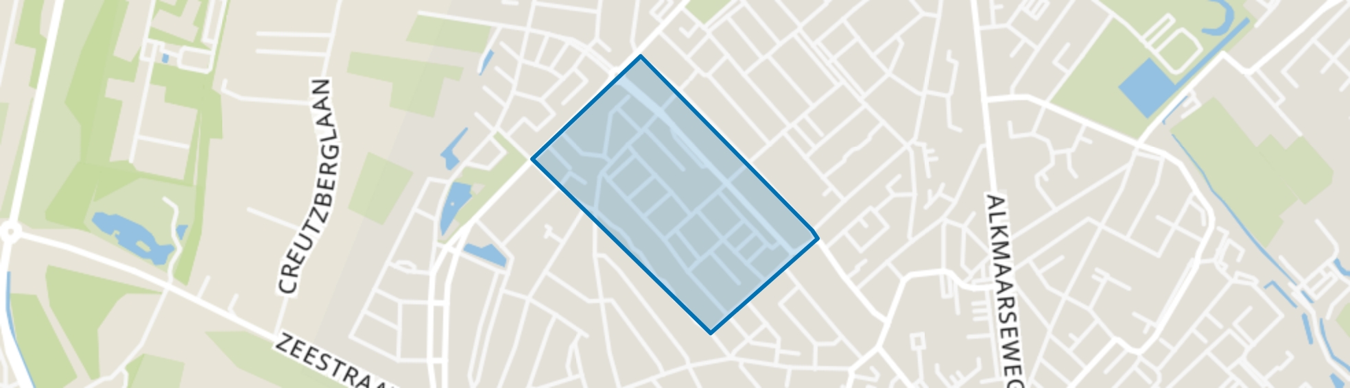 Plantage, Beverwijk map