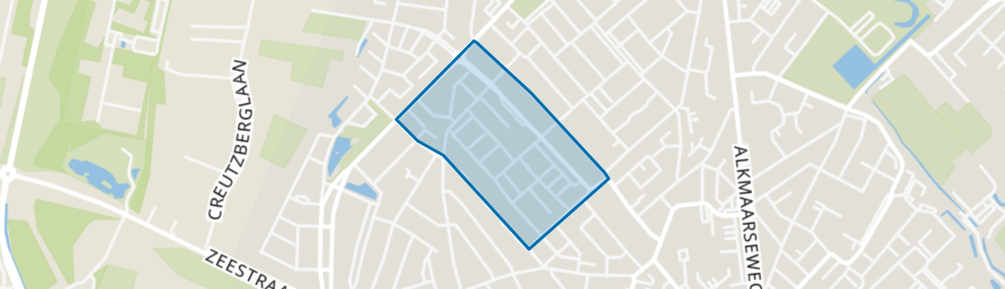 Plantage, Beverwijk map