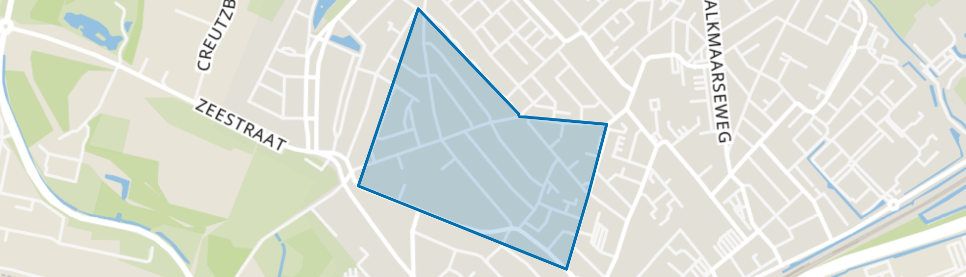 Ronde Boogaard, Beverwijk map