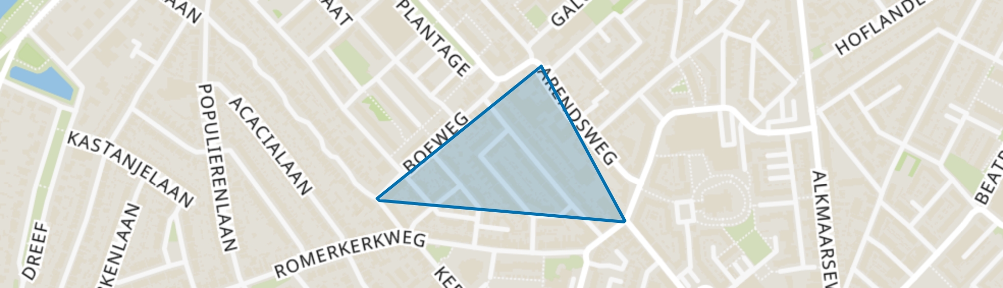 Sint Aagtendorp, Beverwijk map