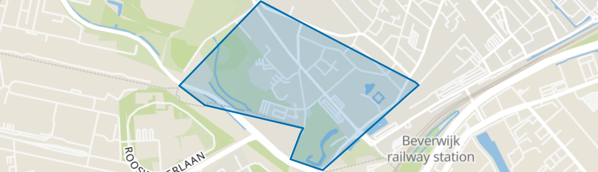Vondellaan, Beverwijk map