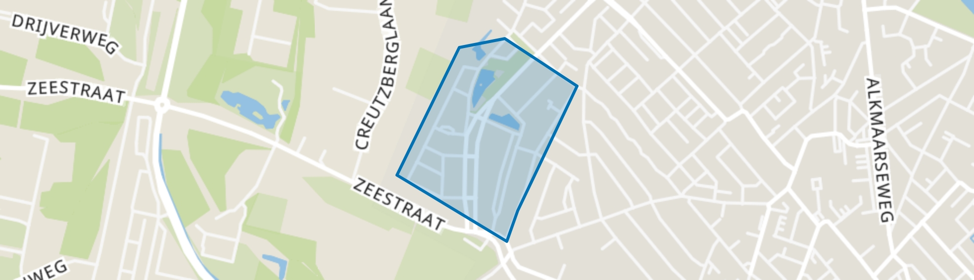Warande, Beverwijk map