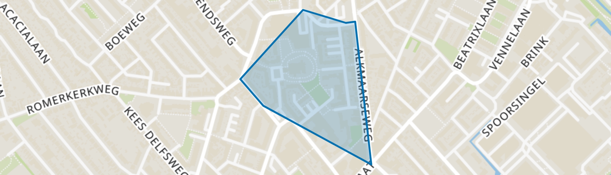 Wijkertoren, Beverwijk map