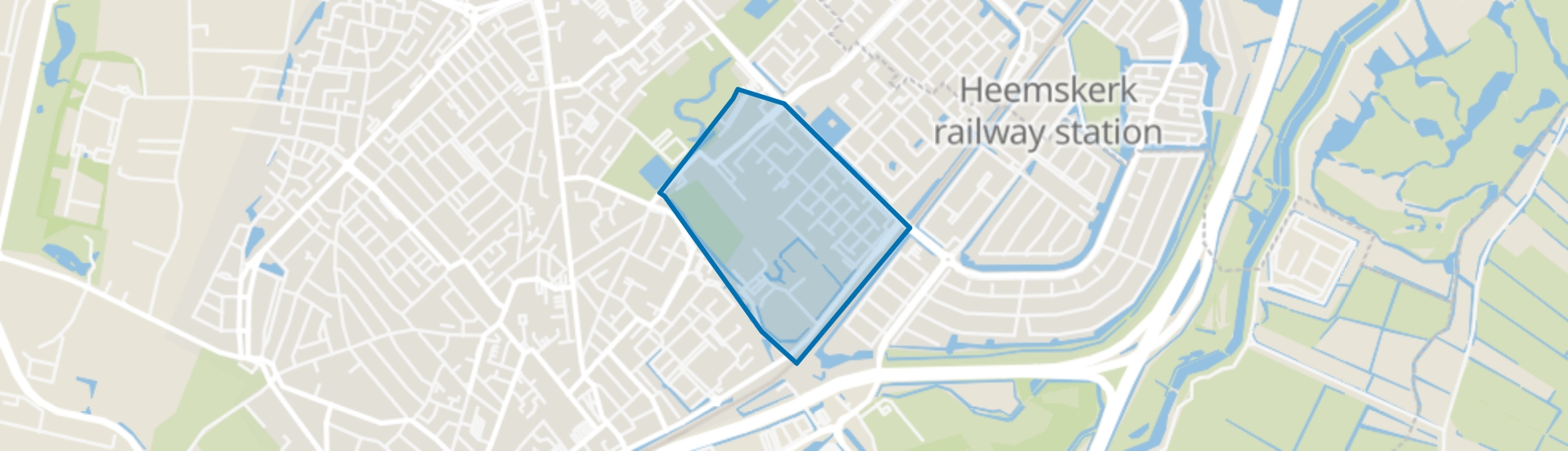 Zwaansmeer, Beverwijk map