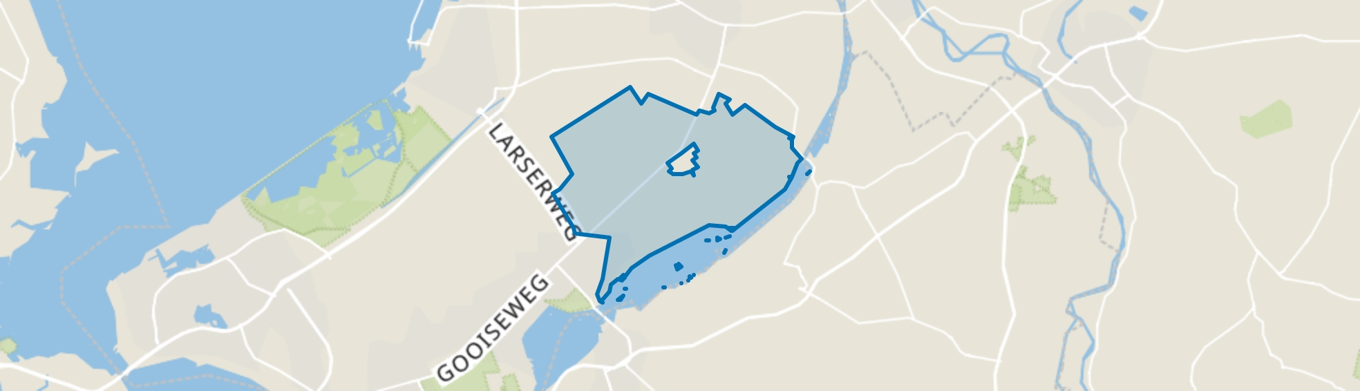 Buitengebied Biddinghuizen, Biddinghuizen map