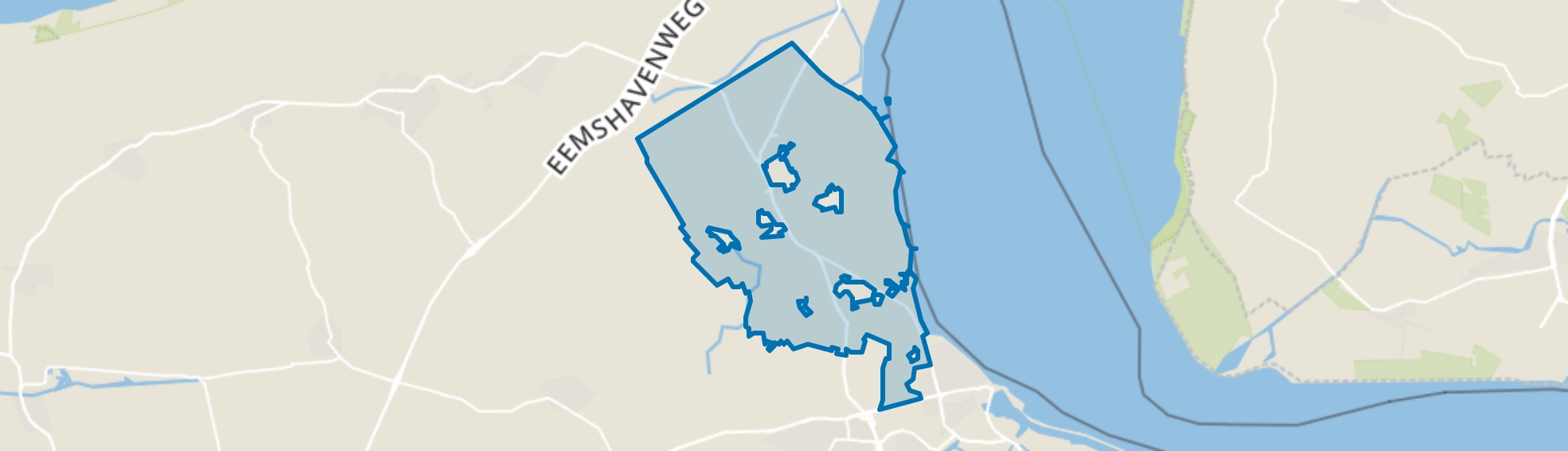 Buitengebied Noord-Bierum, Bierum map