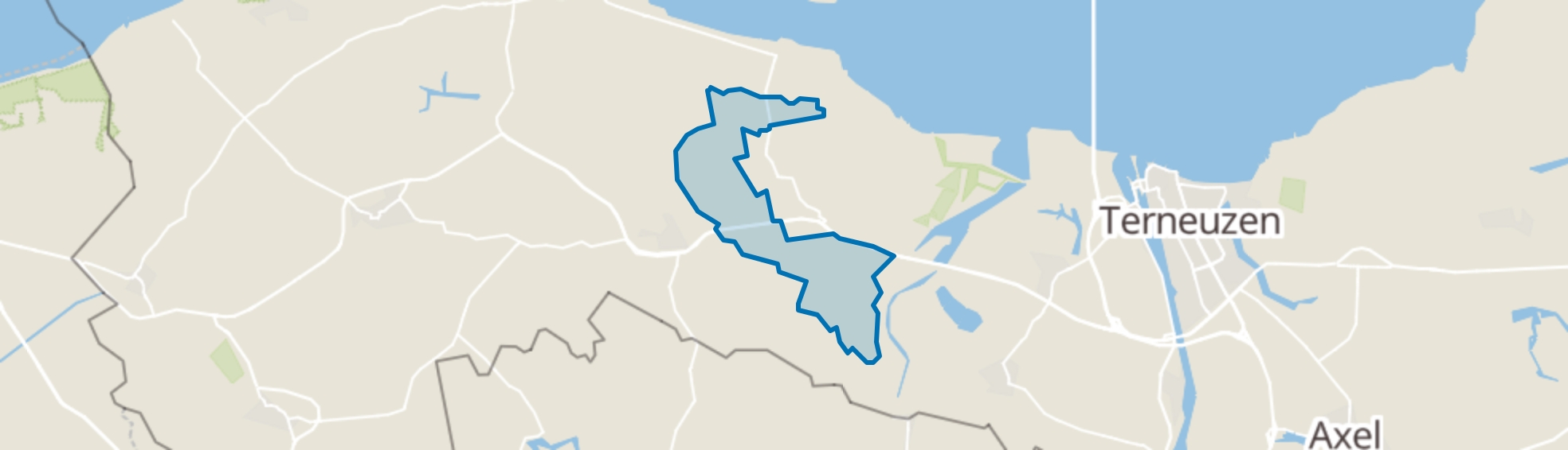 Biervliet (Gem. Sluis) map